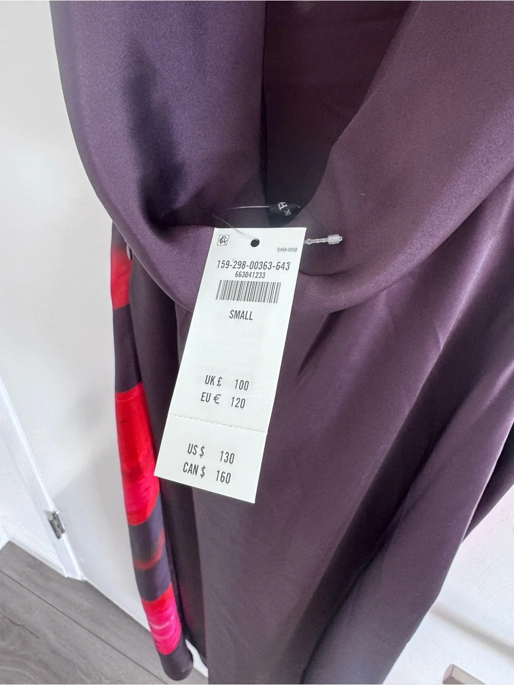Abercrombie Satin Open Back Dress NWT